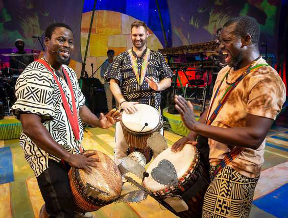 Spectacle Djembé percussion africaine événement Maroc Casablanca